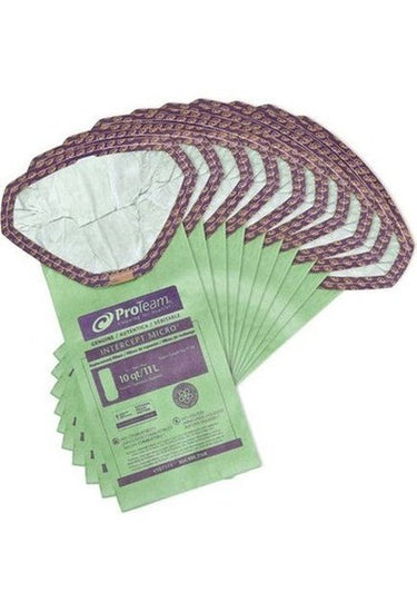 INTERCEPT Sac micro filtre pour Aspirateur GoFit 10 / Super Coach 10 (Paquet de 10)